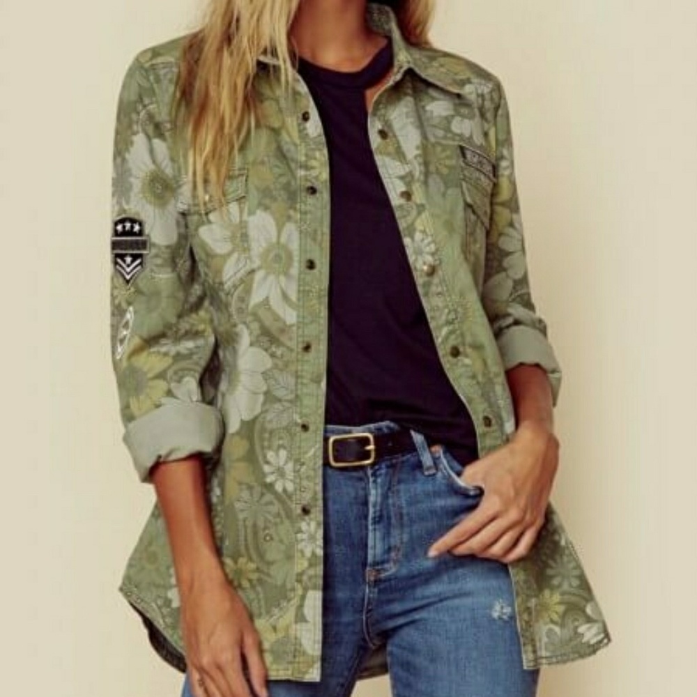 $234 P Spell Designs Gypsy Eden Camo Jacket BNWT